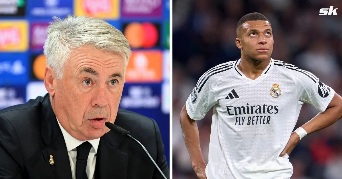 Carlo Ancelotti, manager of Real Madrid, discusses Kylian Mbappe's